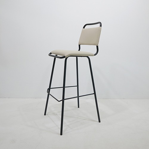 심플 인조가죽 인테리어 디자인 스틸 높은의자 카페 식탁 바의자