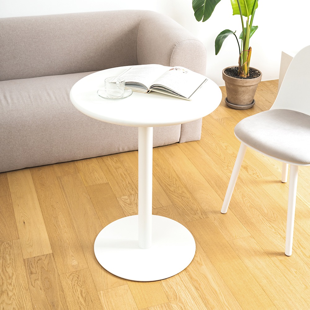 투밋 600 원형 테이블 인테리어 디자인 홈카페 식탁(민트)