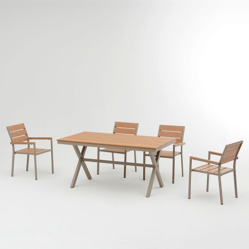 파머스 정원 테라스 공원 야외용 카페 테이블 의자세트(테이블1,의자4)