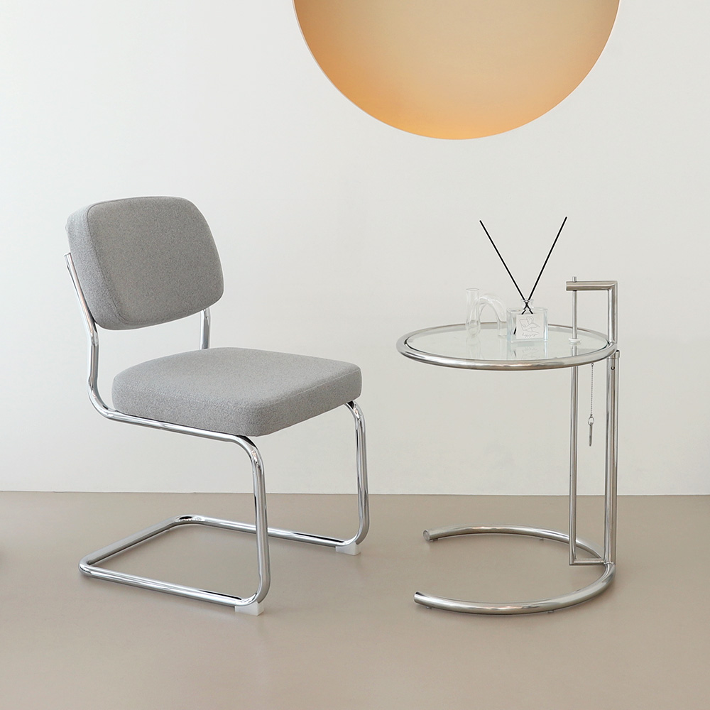 GMF 노아 세스카 인테리어 디자인 켄틸레버 카페 식탁 의자