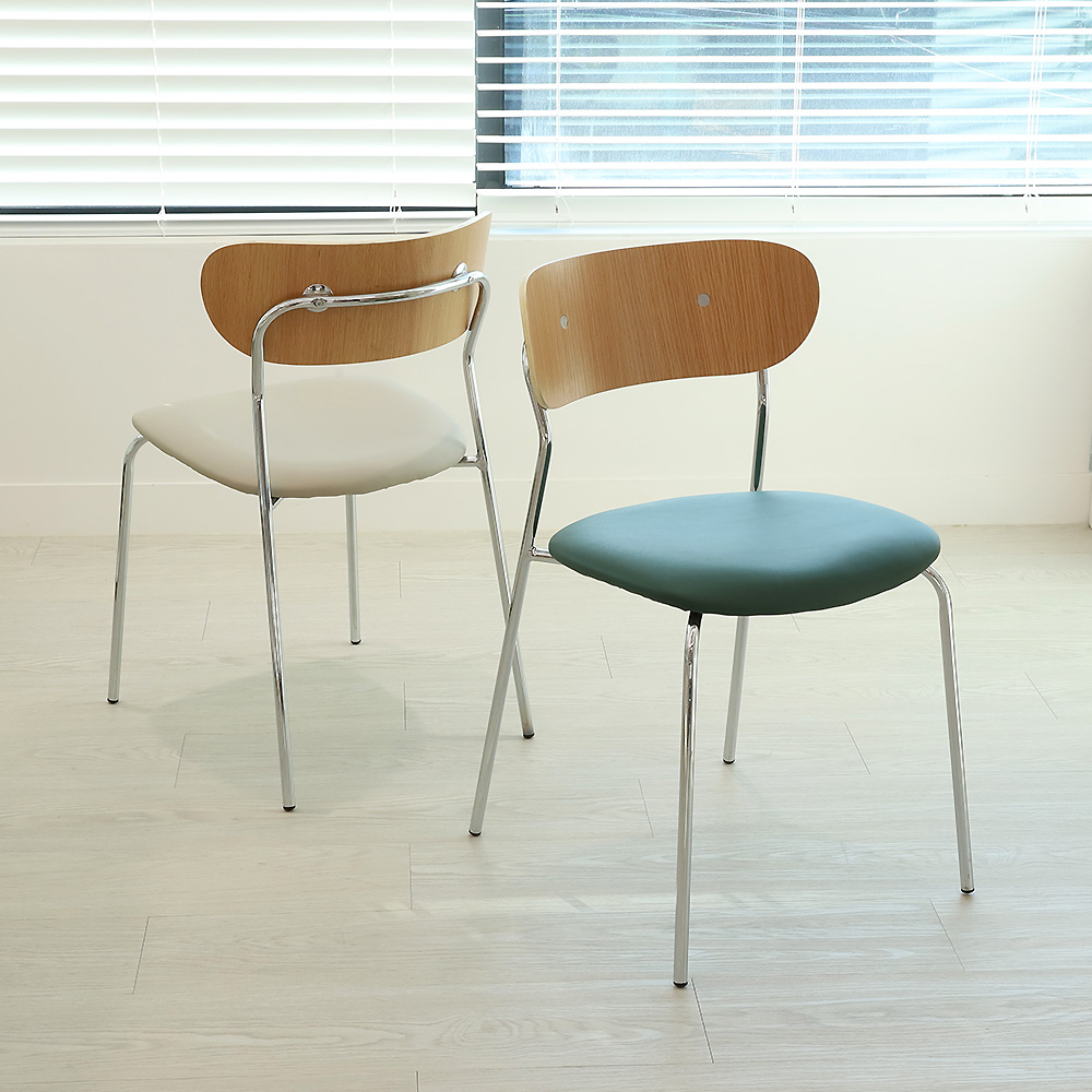 GMF 클레어 인테리어 디자인 카페 식탁 의자 2P