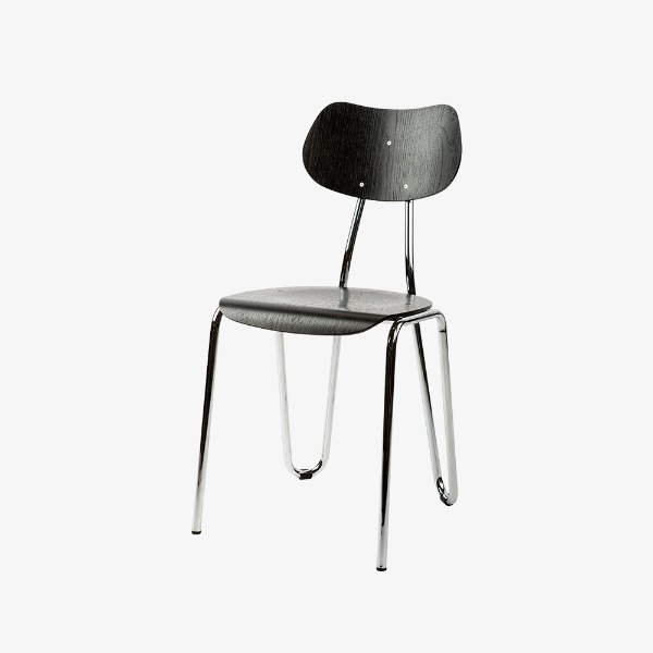 미드센추리 블랙 인테리어 디자인 MDF 메탈 체어 카페의자 식탁의자