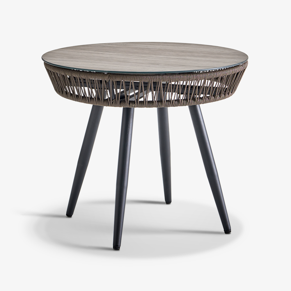 웬디 인테리어 디자인 야외용 로프 철재 카페 테이블
