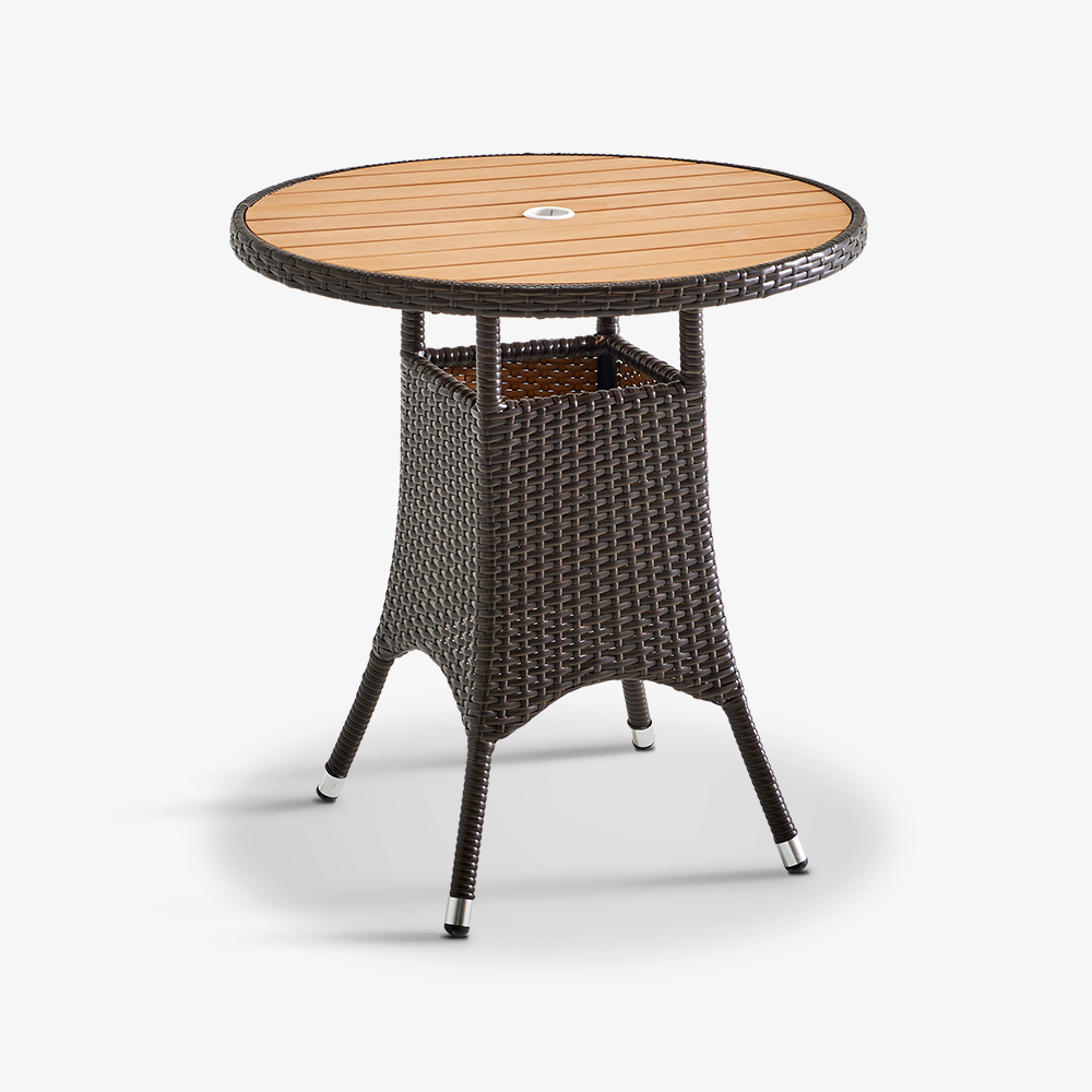 라비 인테리어 디자인 야외용 수지목 라탄 카페 테이블
