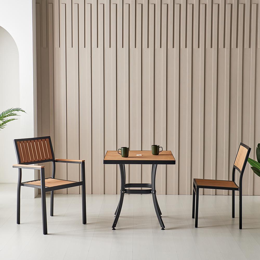 신디 인테리어 디자인 야외용 수지목 정사각 카페 테라스 테이블